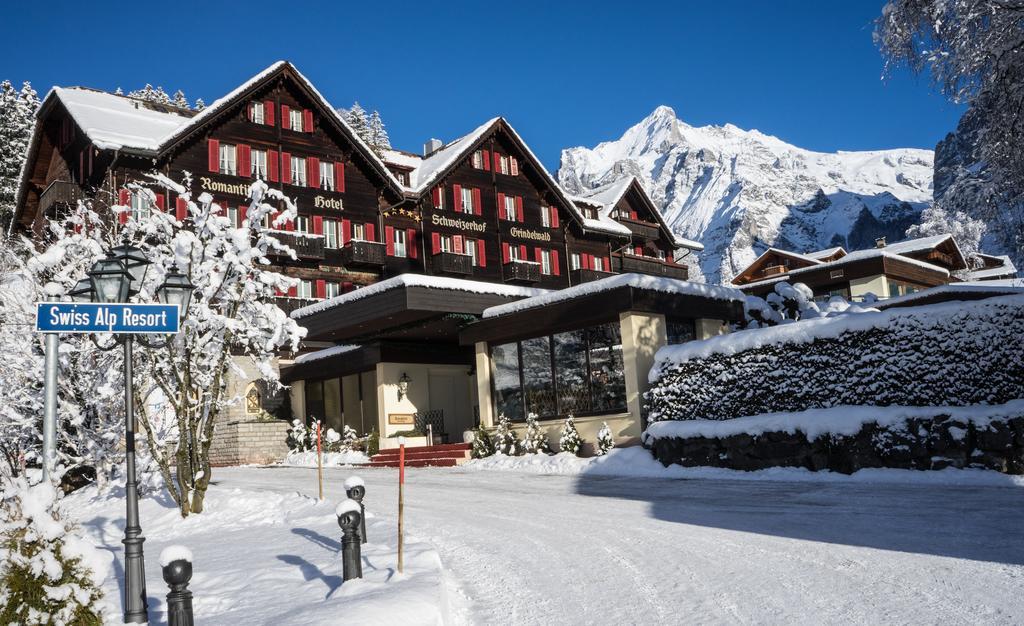 Romantik Hotel Schweizerhof Grindelwald Bagian luar foto