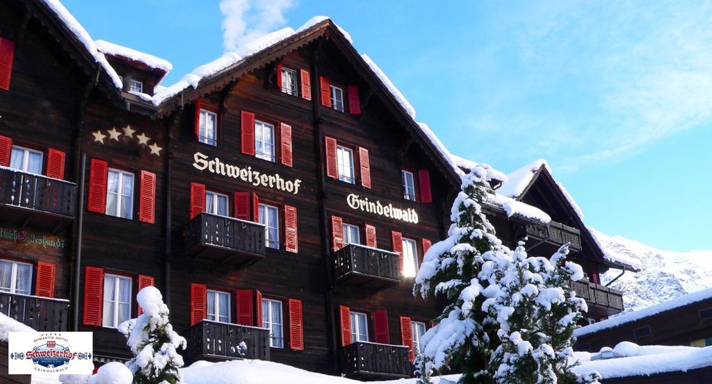 Romantik Hotel Schweizerhof Grindelwald Bagian luar foto